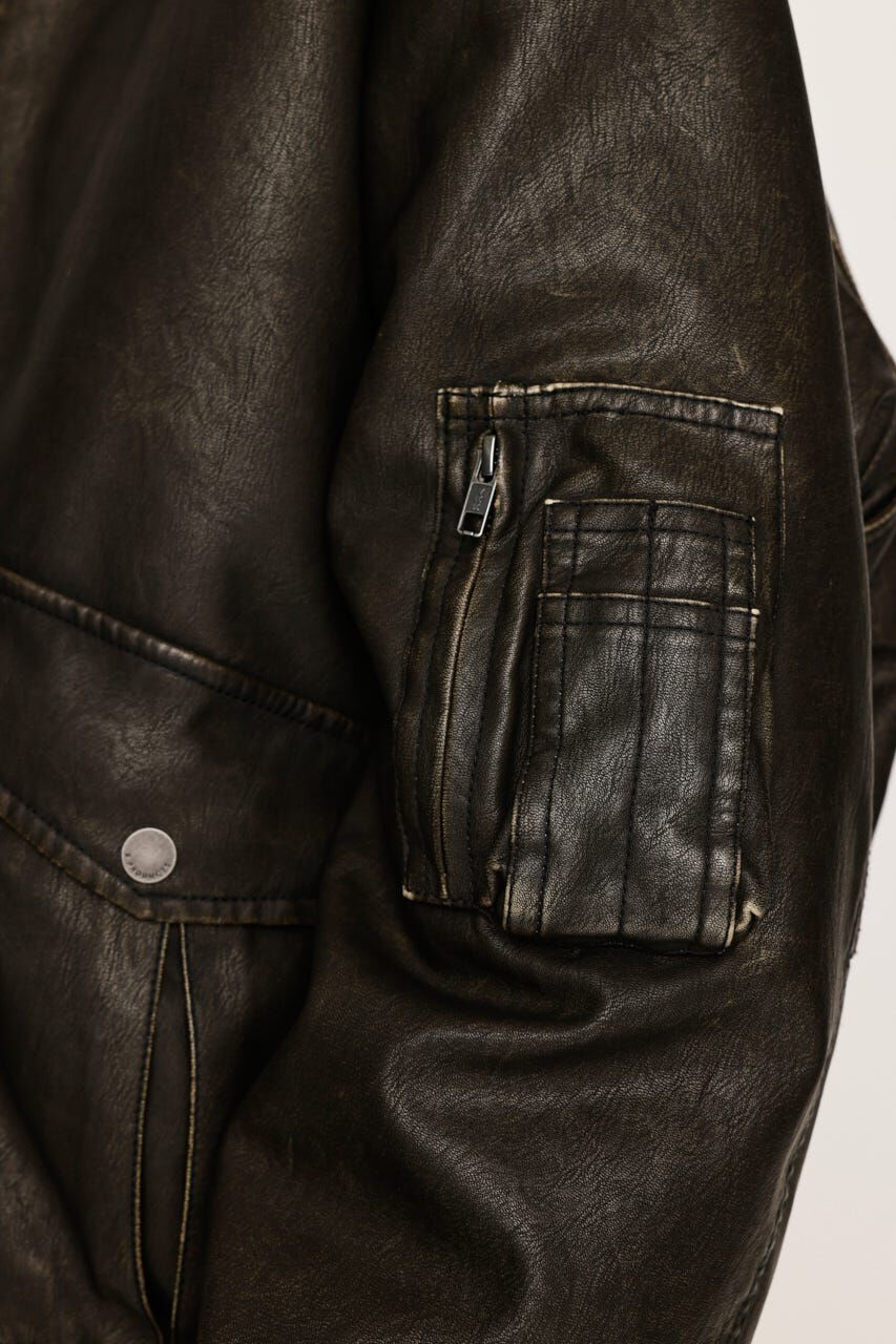 SLY「WASHED PUFFER ブルゾン」|ブルゾン・スタジャン|