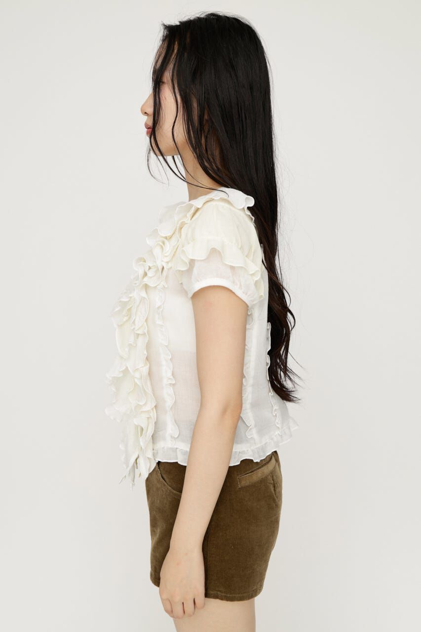 SLY「MIX FRILL COMPACT ブラウス」|シャツ・ブラウス|