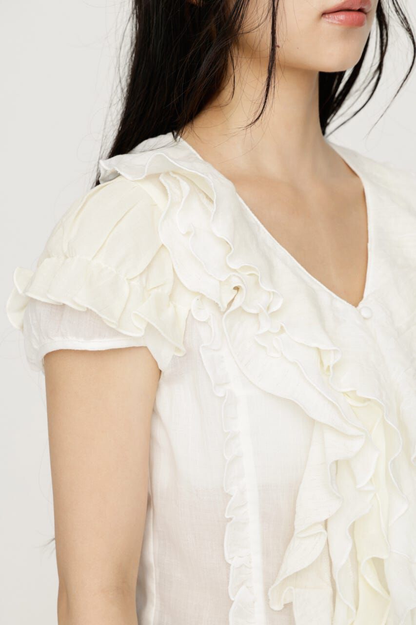 SLY「MIX FRILL COMPACT ブラウス」|シャツ・ブラウス|