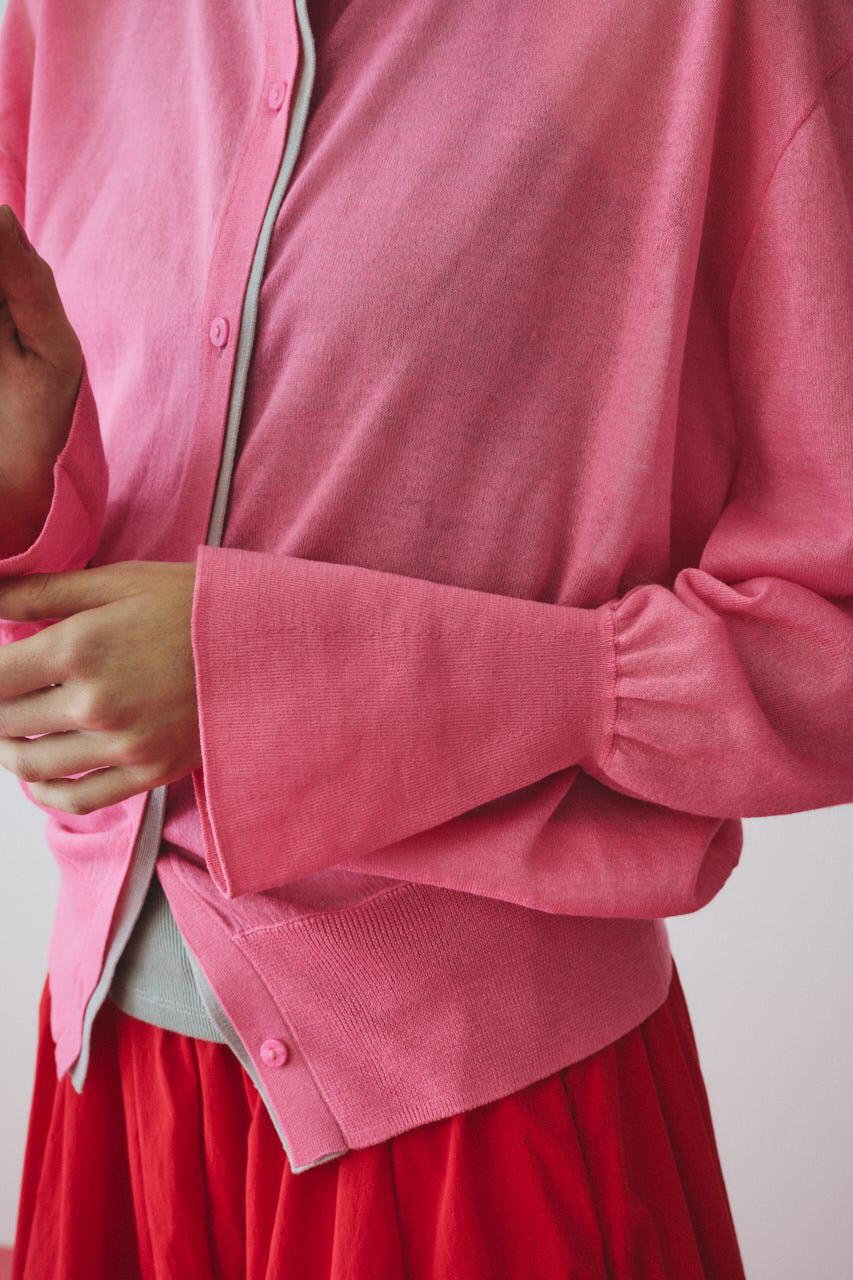 HeRIN.CYE「Double end cardigan」|カーディガン|