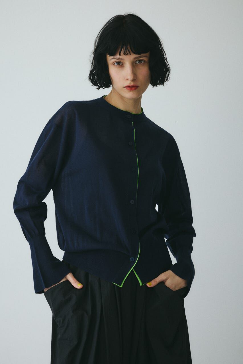 HeRIN.CYE「Double end cardigan」|カーディガン|