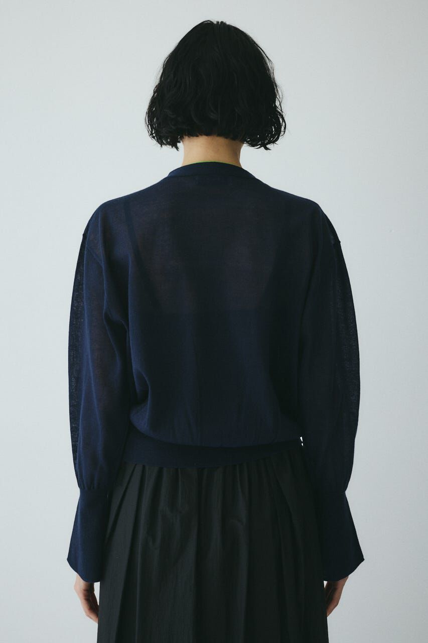 HeRIN.CYE「Double end cardigan」|カーディガン|