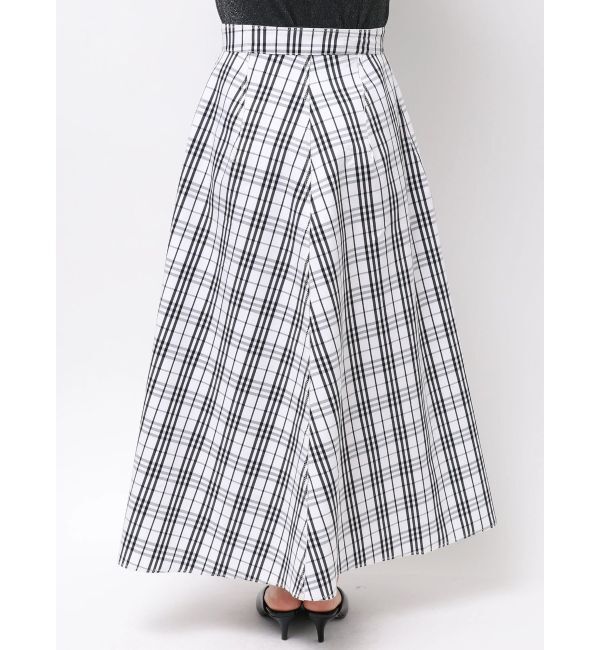 ELENDEEK「REVERSIBLE CHECK PLAIN SK」|スカート|