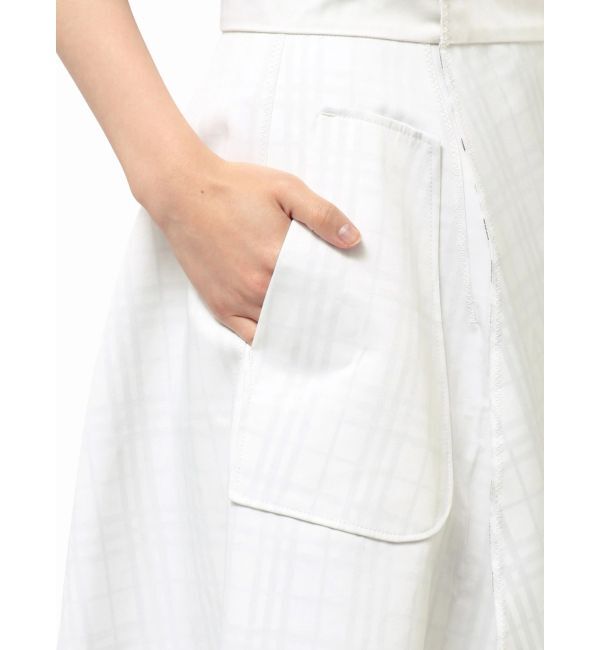 ELENDEEK「REVERSIBLE CHECK PLAIN SK」|スカート|
