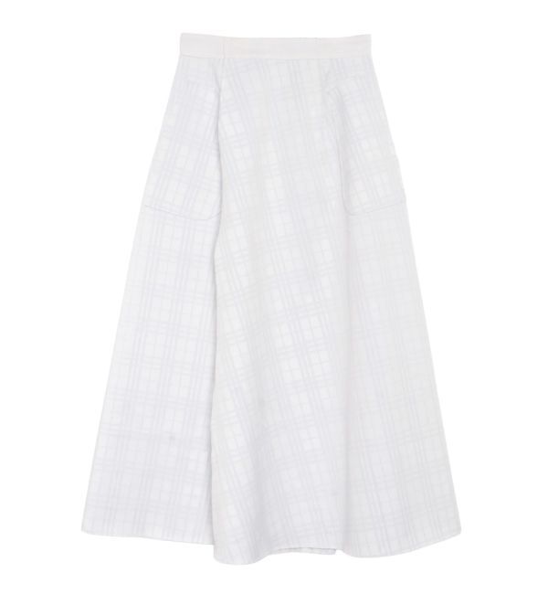 ELENDEEK「REVERSIBLE CHECK PLAIN SK」|スカート|