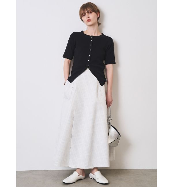 ELENDEEK「REVERSIBLE CHECK PLAIN SK」|スカート|