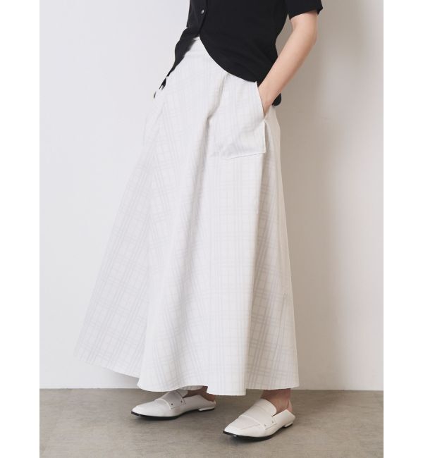 ELENDEEK「REVERSIBLE CHECK PLAIN SK」|スカート|
