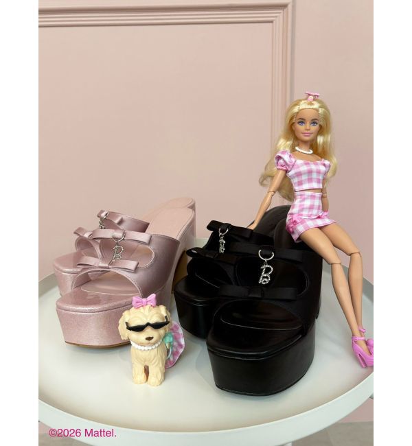 RESEXXY「【Barbie】厚底リボンサンダル」|サンダル|