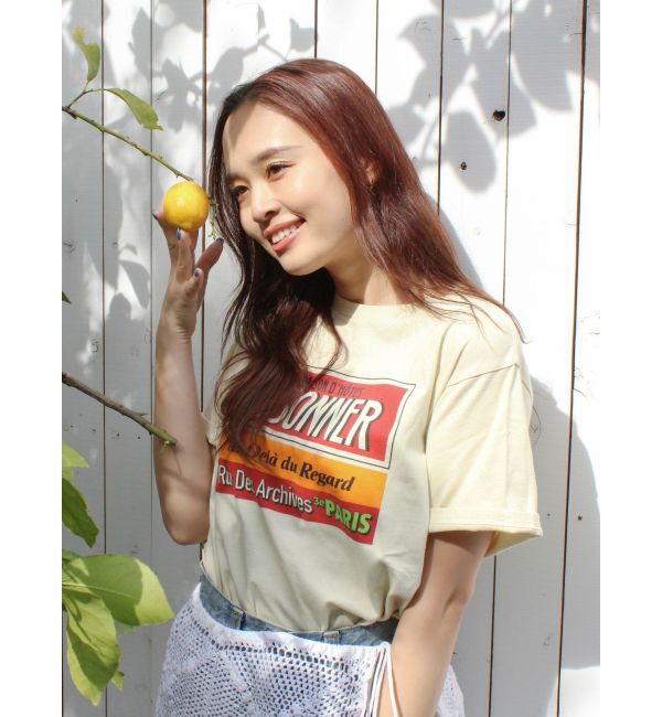 Ungrid「ヴィンテージカラーロゴTee」|Tシャツ・カットソー|