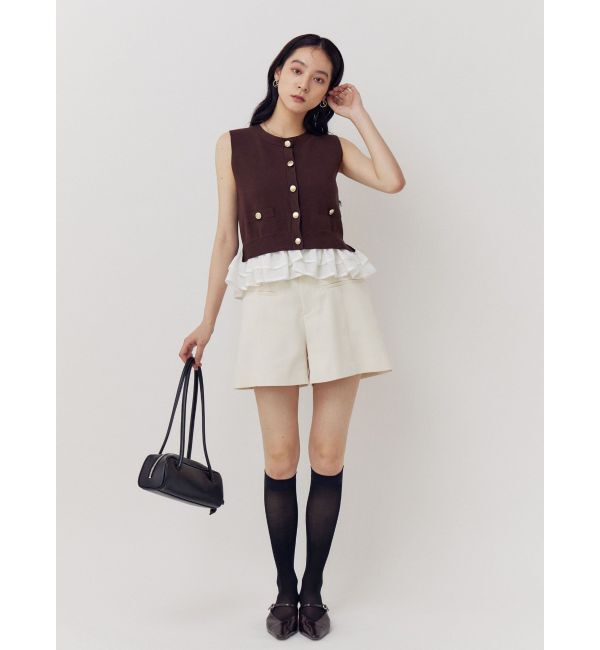 LAGUNAMOON「ダブルクロスショートパンツ」|その他|