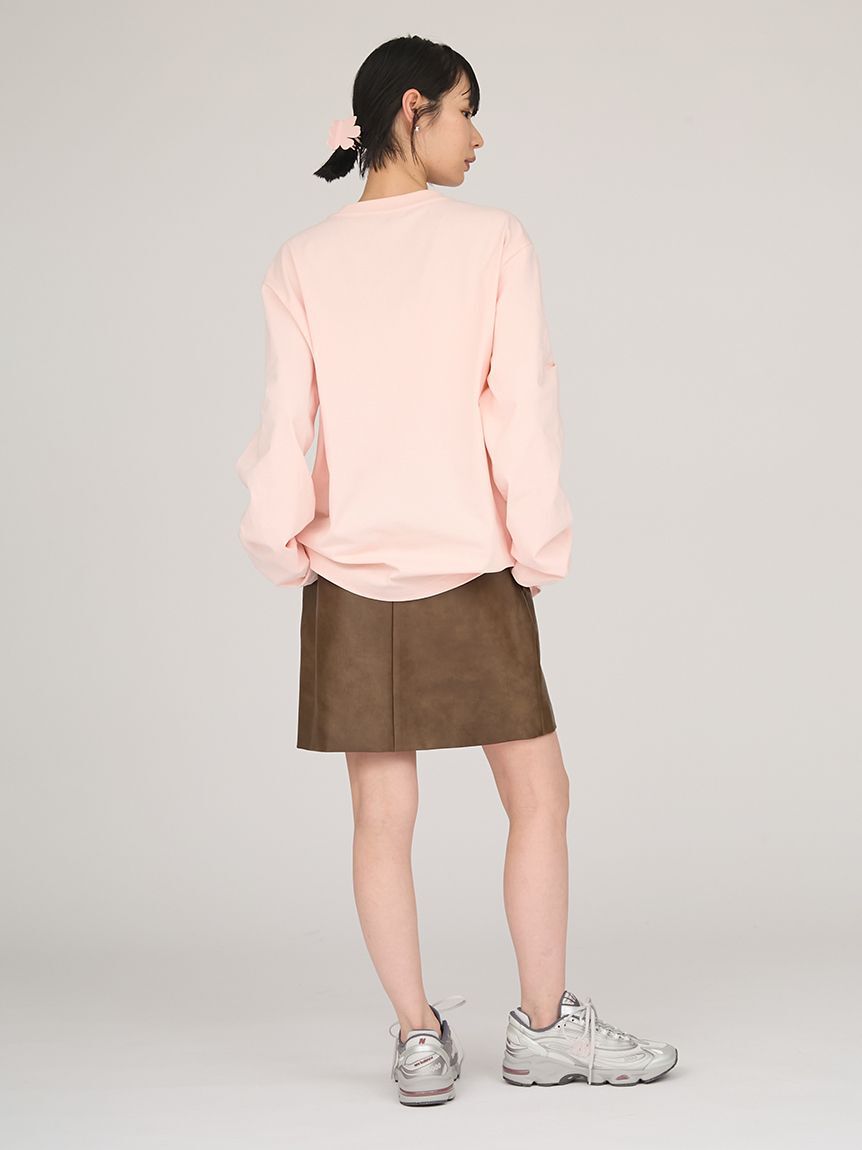 emmi「【emmi|Marimekko】Kioski Biitti Unikko Placement Jersey Top」|Tシャツ・カットソー|