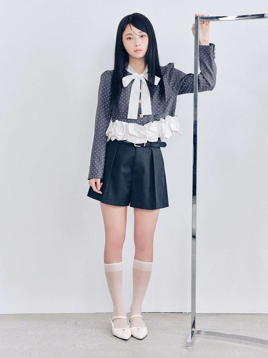 LILY BROWN「レースアップスリングバッグパンプス」|パンプス|