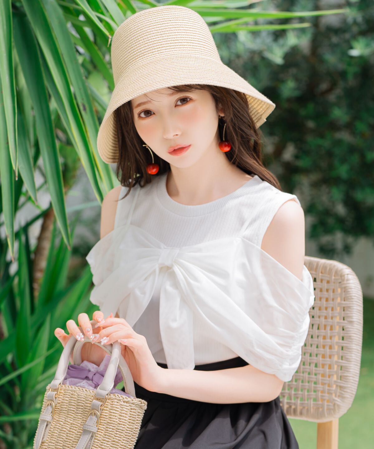 WILLSELECTION「リボンレイヤードカットトップス」|Tシャツ・カットソー|