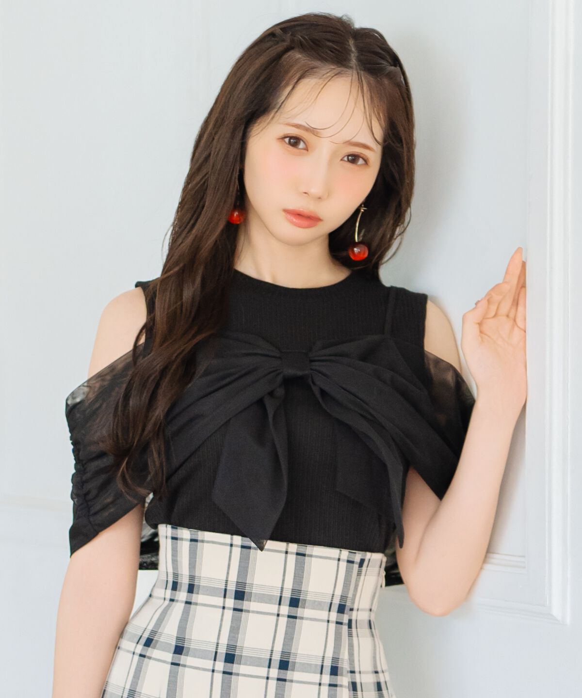 WILLSELECTION「リボンレイヤードカットトップス」|Tシャツ・カットソー|