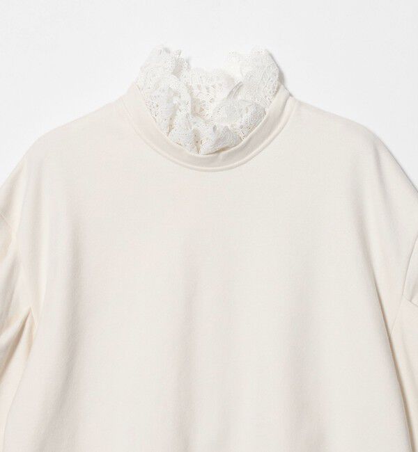 UNITED ARROWS「【別注】＜dahl&rsquo;ia＞レース ドッキング スウェット ‐united LOVE project 2026」|スウェット・ジャージ|