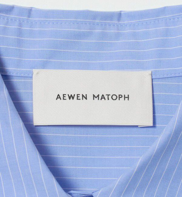 AEWEN MATOPH「＜AEWEN MATOPH＞パターン ペプラムシャツ ウォッシャブル」|シャツ・ブラウス|