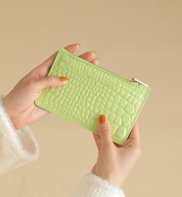 Ray BEAMS 「STATUS ANXIETY &times; Ray BEAMS / 別注 AVOIDING THINGS EMBOSS ウォレット」|財布|YELLOW
