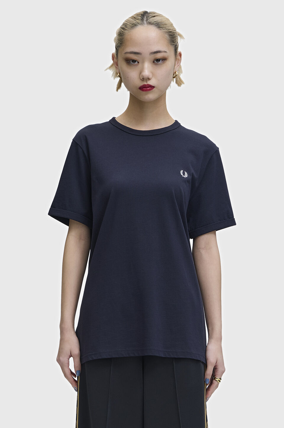 FRED PERRY 「FRED PERRY／Ringer T-Shirt／リンガーTシャツ」|Tシャツ・カットソー|NAVY