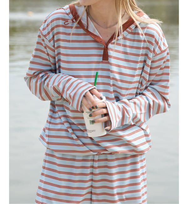 OUTDOOR PRODUCTS Usual Things「miller ex Swim Rash gard hoody」|Tシャツ・カットソー|