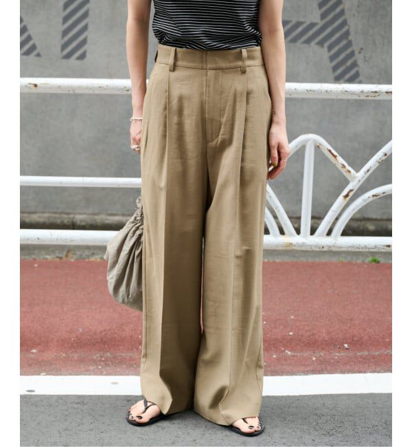 OUTDOOR PRODUCTS Usual Things「レーヨンドライタッチバックゴムスラックス セットアップ対応」|スラックス|