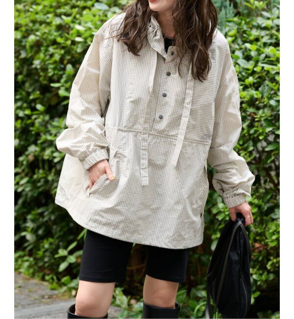 OUTDOOR PRODUCTS Usual Things「≪予約≫グラフチェックパッカブルアノラック」|その他|
