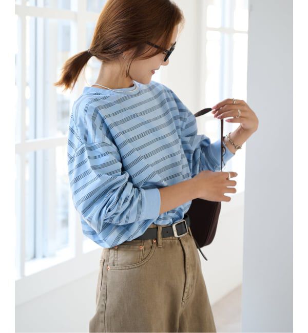 OUTDOOR PRODUCTS Usual Things「≪予約≫BORDER&PLANEWIDE ロンTEE」|Tシャツ・カットソー|