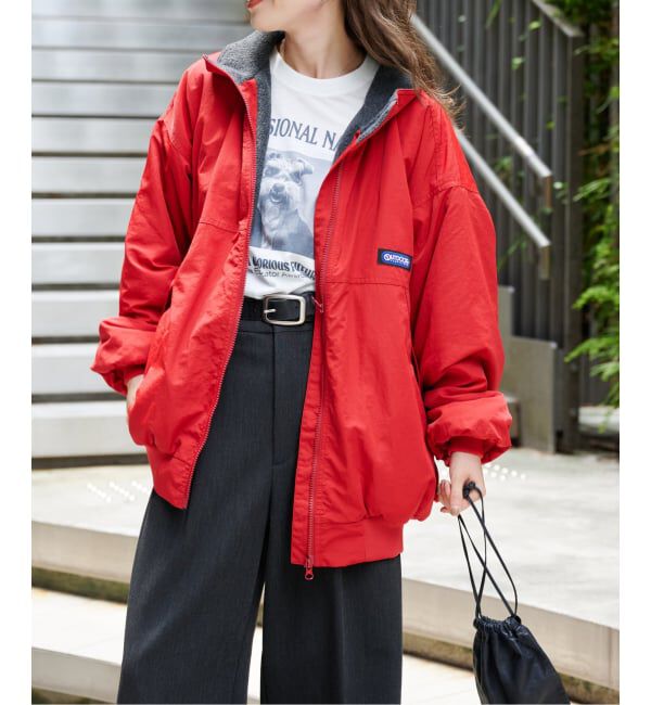 OUTDOOR PRODUCTS Usual Things「≪予約≫FREECE LINED BOMBER JACKET」|その他|レッド