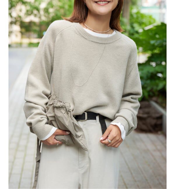 OUTDOOR PRODUCTS Usual Things「≪予約≫WOOL SIGNATURE クルーネックニット」|ニット・セーター|