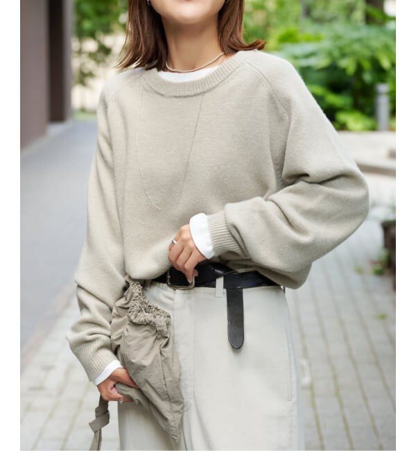 OUTDOOR PRODUCTS Usual Things「≪予約≫WOOL SIGNATURE クルーネックニット」|ニット・セーター|