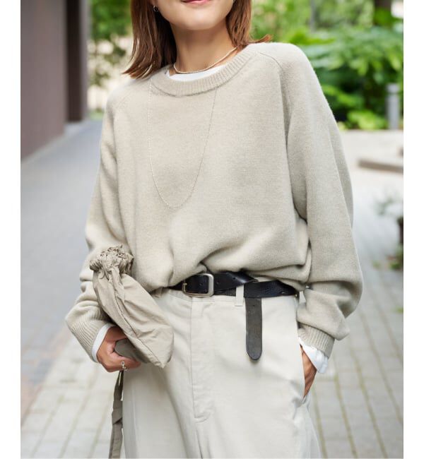 OUTDOOR PRODUCTS Usual Things「≪予約≫WOOL SIGNATURE クルーネックニット」|ニット・セーター|