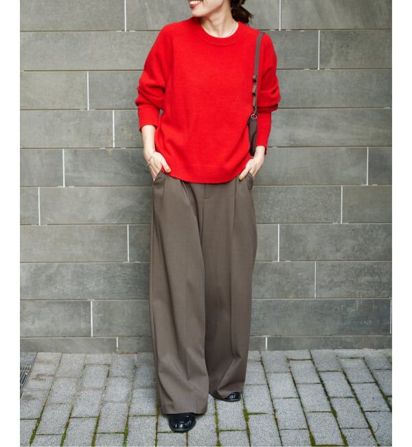 OUTDOOR PRODUCTS Usual Things「≪予約≫WOOL SIGNATURE クルーネックニット」|ニット・セーター|