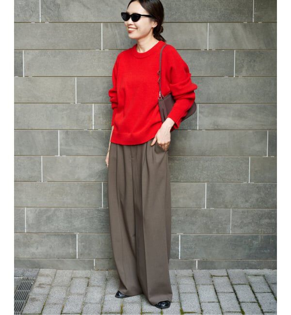 OUTDOOR PRODUCTS Usual Things「≪予約≫WOOL SIGNATURE クルーネックニット」|ニット・セーター|
