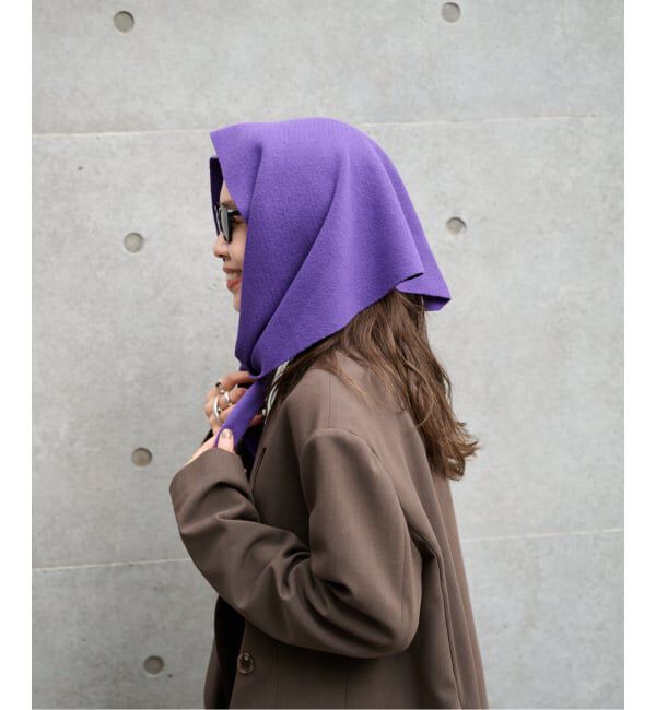 OUTDOOR PRODUCTS Usual Things「≪予約≫コットンカシミヤMIXトライアングルストール」|バンダナ・スカーフ|