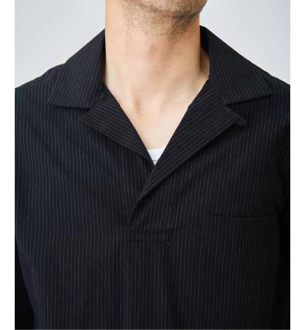 EDIFICE「Chambray Gauze プルオーバー シャツ」|シャツ・ブラウス|