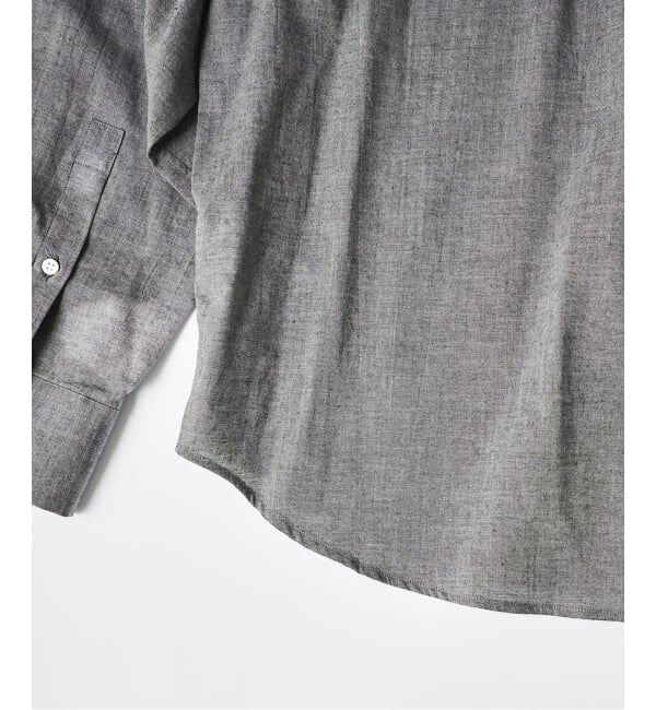 EDIFICE「Chambray Gauze プルオーバー シャツ」|シャツ・ブラウス|