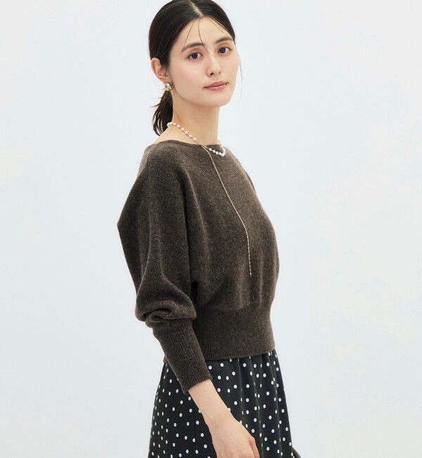 NOLLEY'S sophi「【BECシリーズ】カシミヤ混紡毛ショート丈プルオーバー」|ニット・セーター|