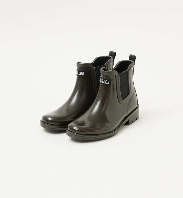 AU BANNISTER「●AIGLE ラバーサイドゴアブーツ『カーヴィル2』」|ショートブーツ|ブラウン