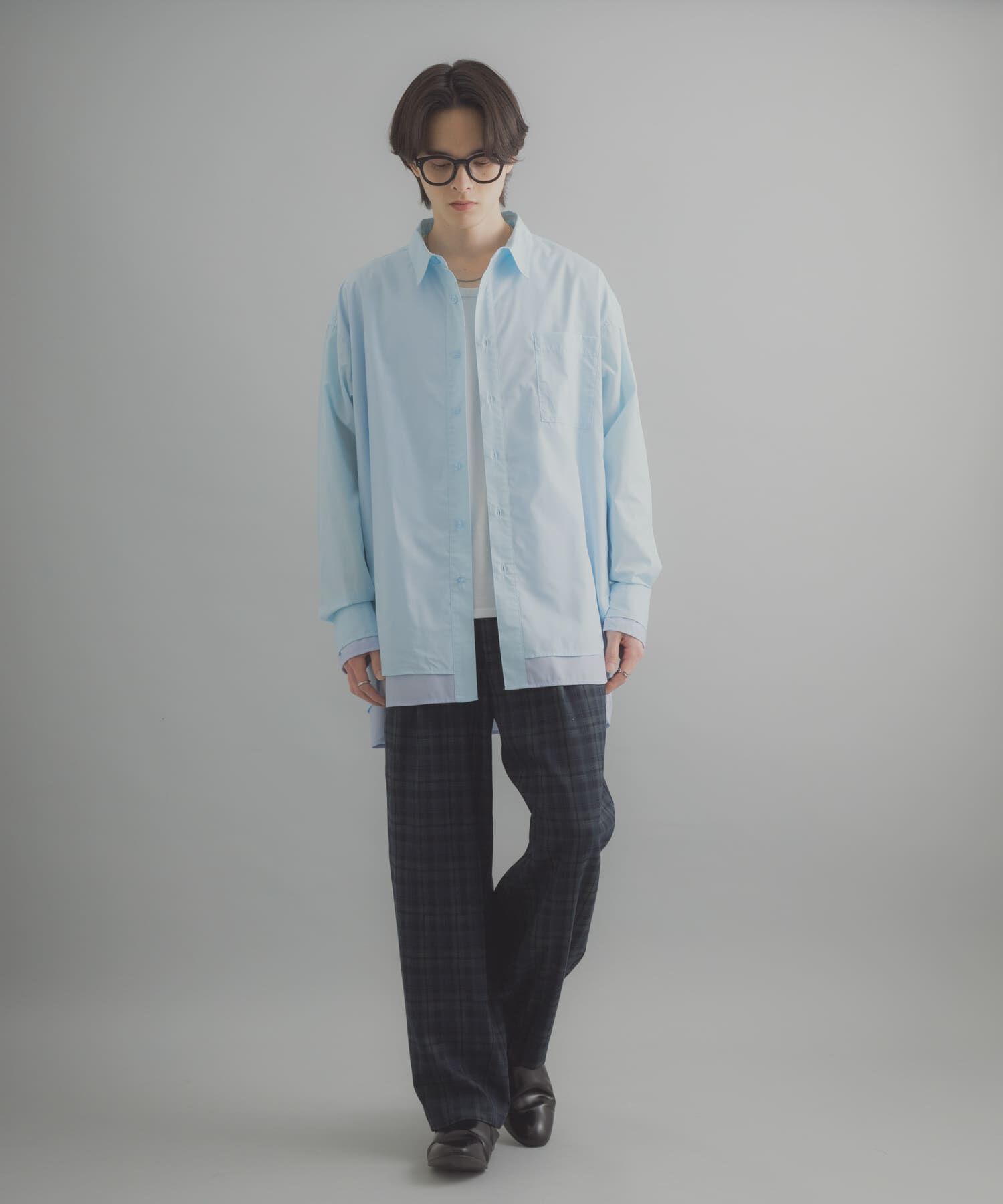 SENSE OF PLACE by URBAN RESEARCH「レイヤードレギュラーカラーシャツ」|シャツ・ブラウス|