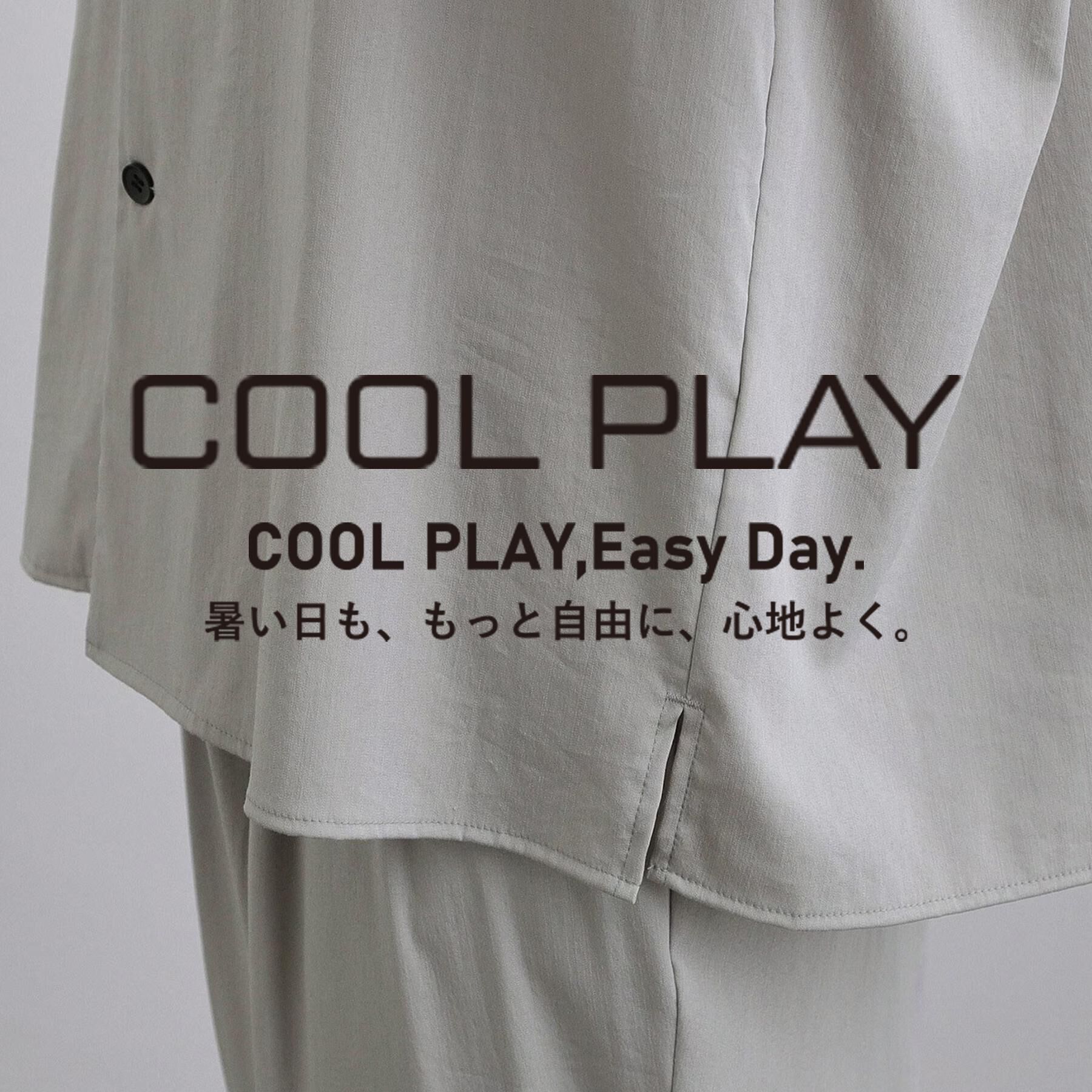 tk.TAKEO KIKUCHI「【接触冷感／UVCUT】COOL PLAYワイドテーパードスラックス」|その他|