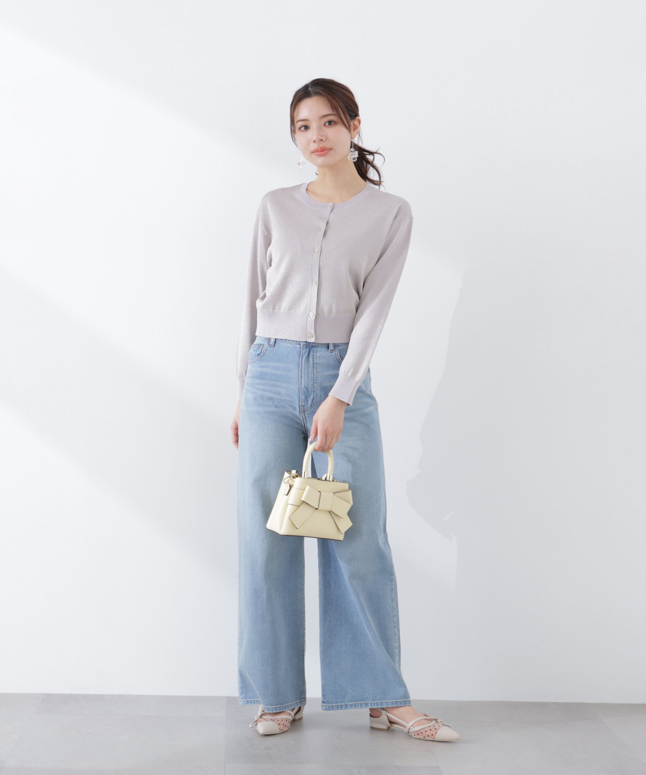 PROPORTION BODY DRESSING「＜ウォッシャブル/UV＞ベーシックカーディガン　26SS」|カーディガン|