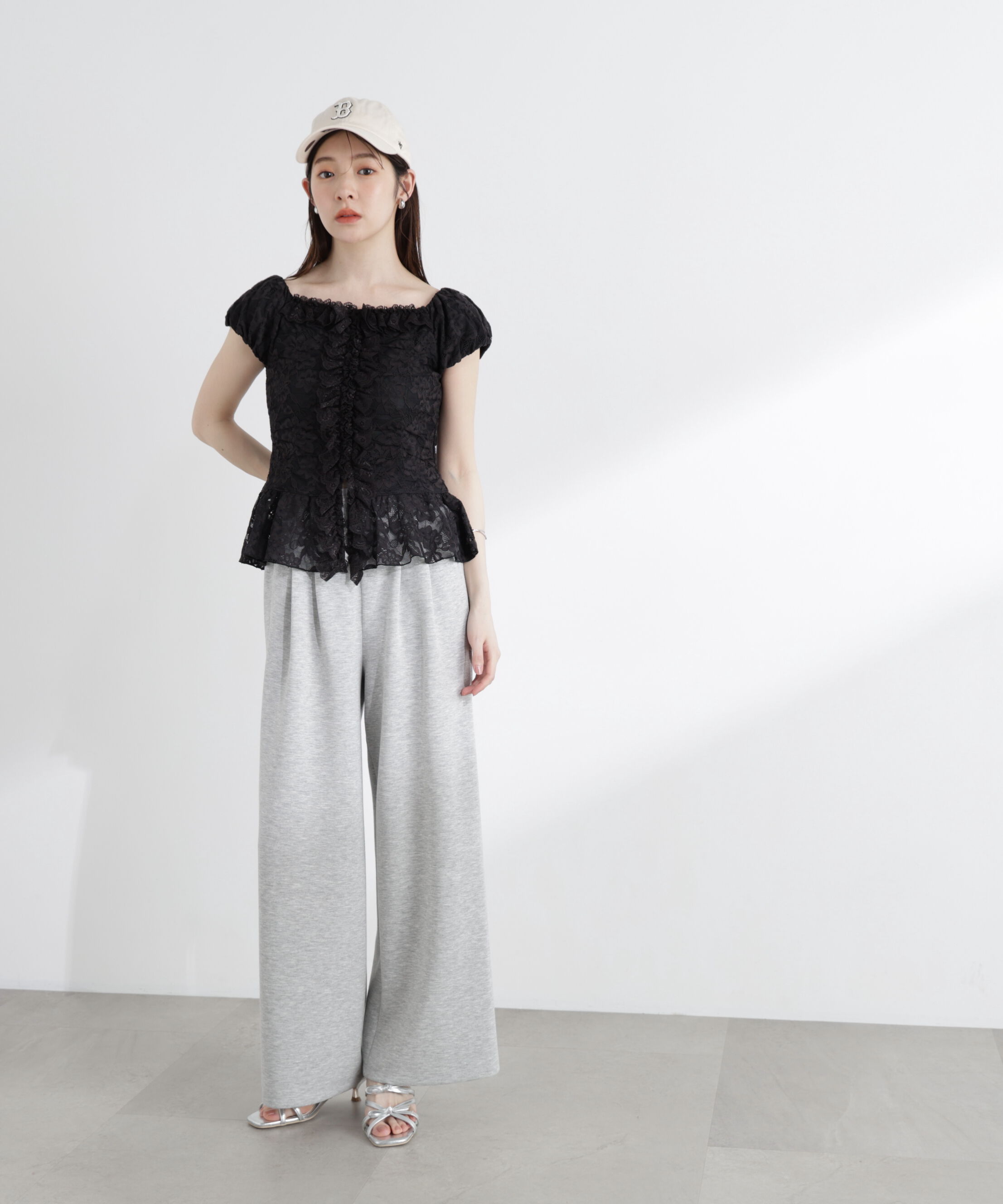 PROPORTION BODY DRESSING「〈a/mie〉レースフリルカットソー」|Tシャツ・カットソー|