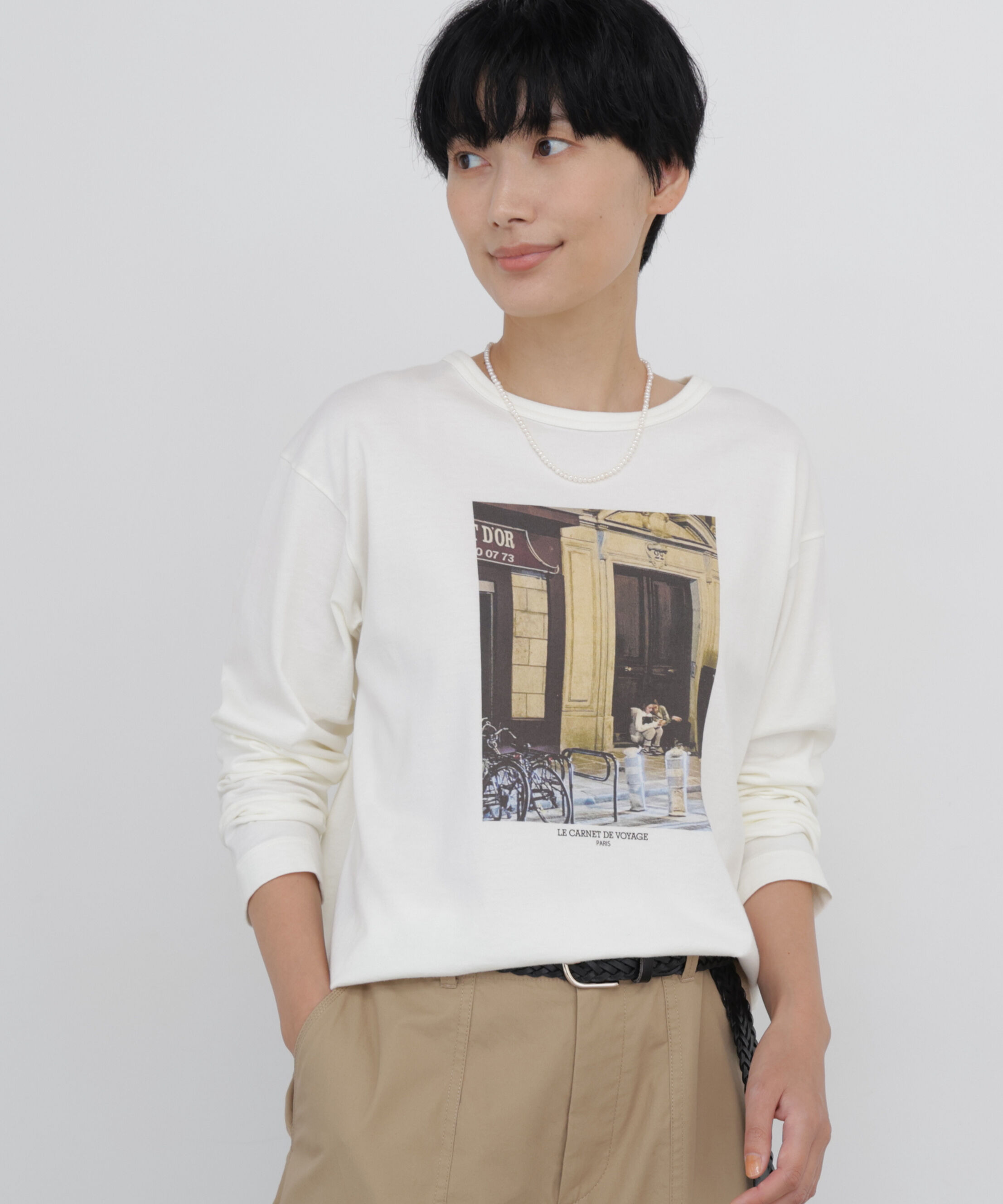  「◆フォトプリント　ロンＴ」|Tシャツ・カットソー|