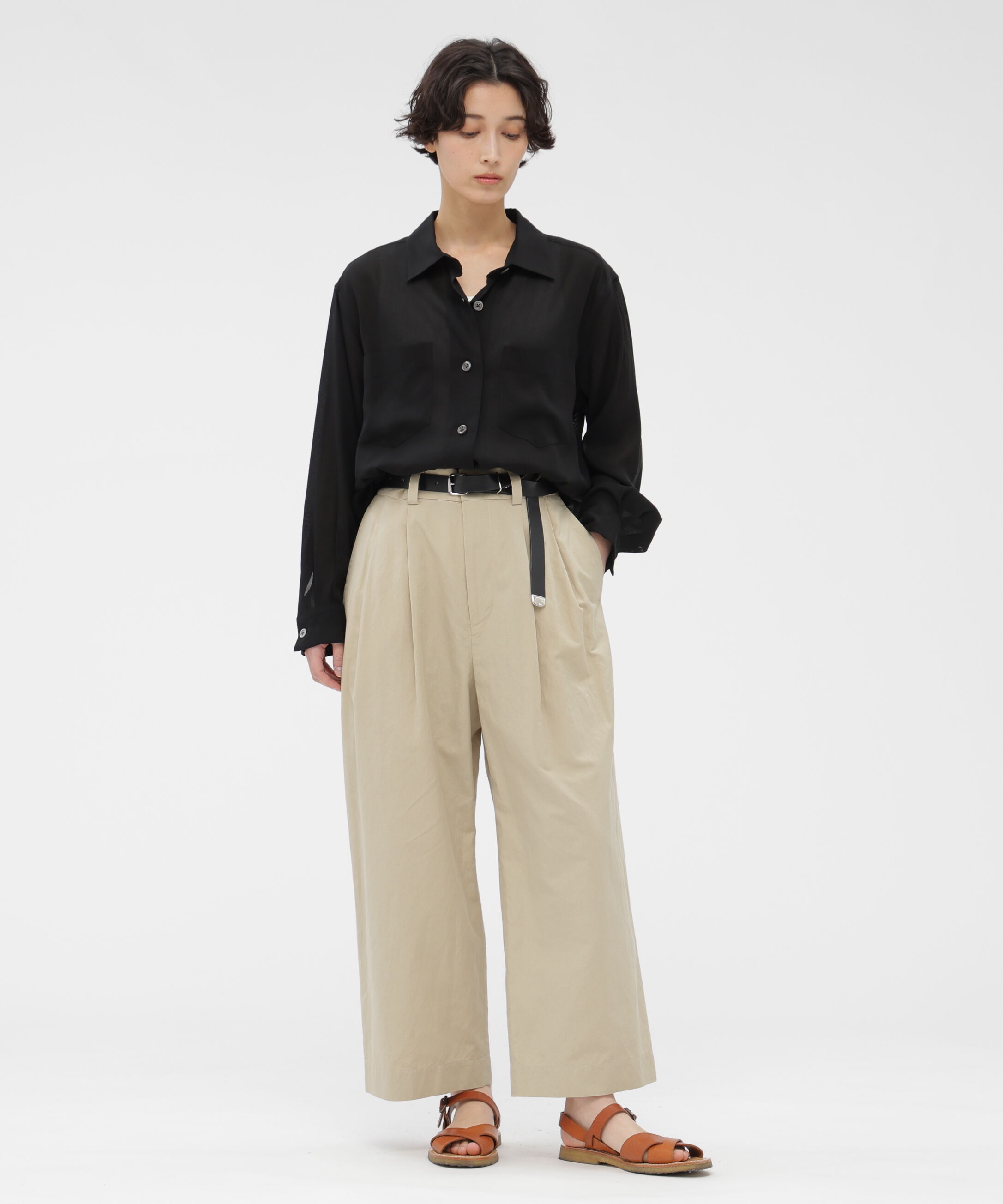  「COTTON LINEN TROUSERS」|その他|STONE3