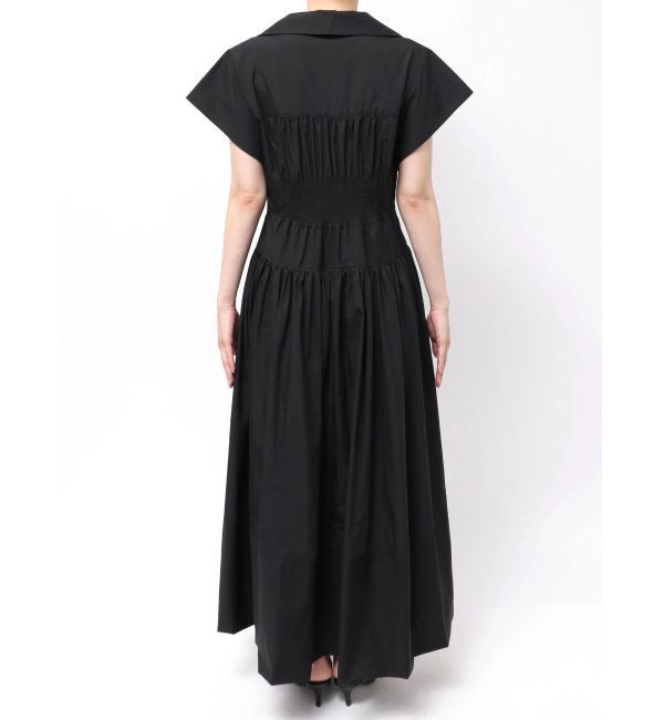 ELENDEEK「ROUND SLEEVE GATHER OP」|ワンピース|