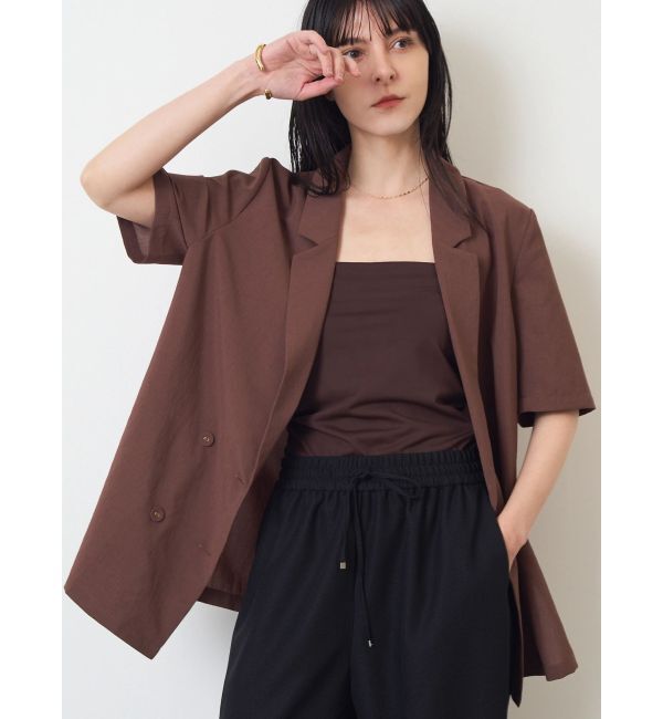 ELENDEEK「HALF SLEEVE TECH JK」|テーラードジャケット|