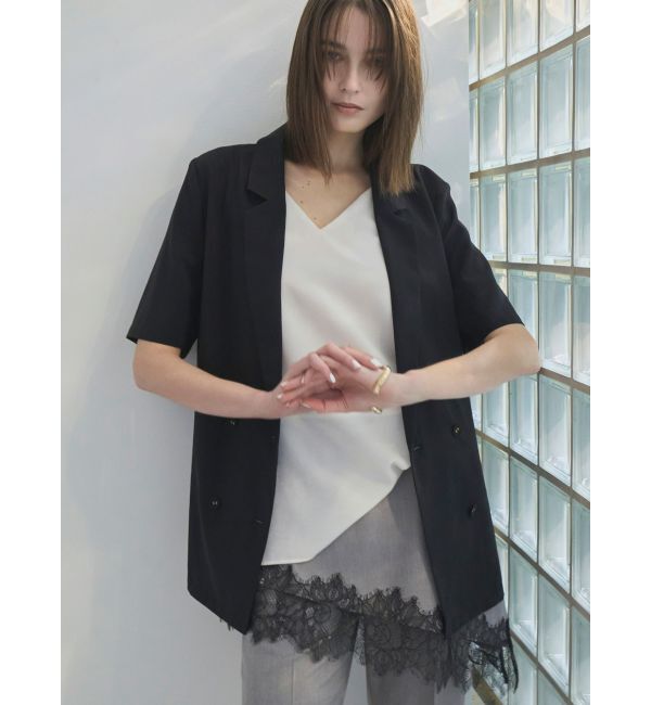 ELENDEEK「HALF SLEEVE TECH JK」|テーラードジャケット|