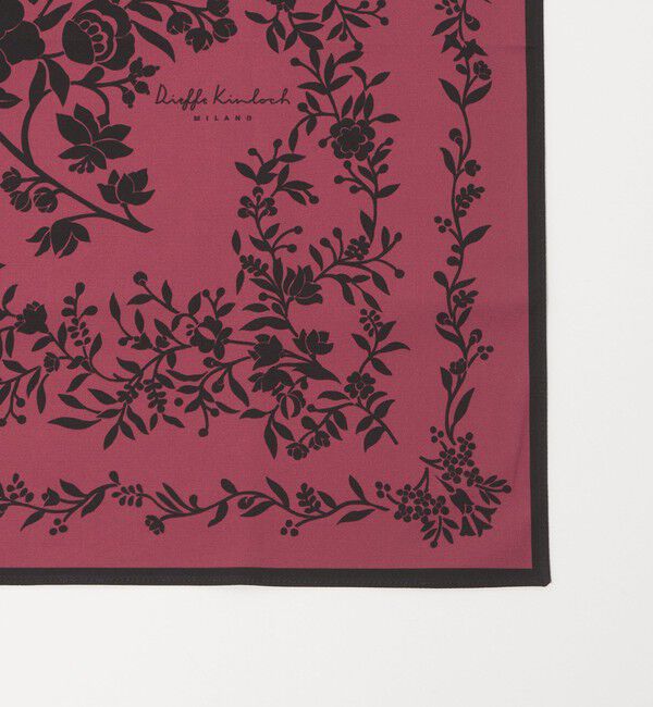 UNITED ARROWS「＜Dieffe Kinloch＞BK CLAVEL BLOSSOM/ハンカチ」|ハンカチ|