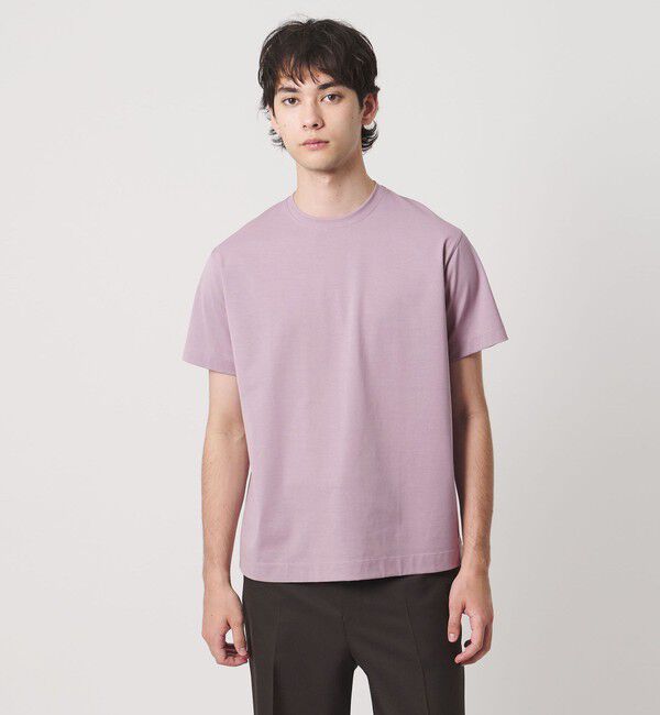 UNITED ARROWS「ALBINI アルビニ シルケット テンジク Tシャツ　抗菌防臭」|Tシャツ・カットソー|