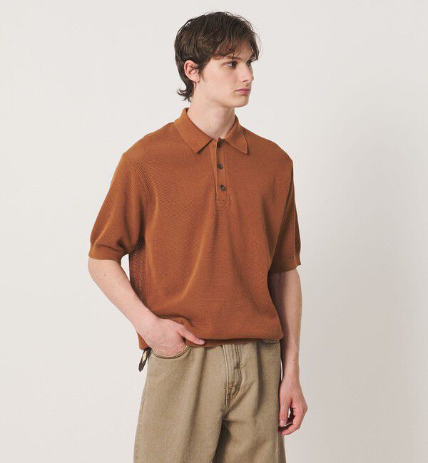 UNITED ARROWS「シャーリーカーン バーズアイ ニットポロシャツ」|ポロシャツ|BRICK