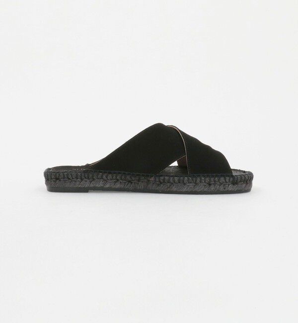 UNITED ARROWS「＜SOVEREIGN＞スエード クロス エスパドリーユ サンダル」|サンダル|